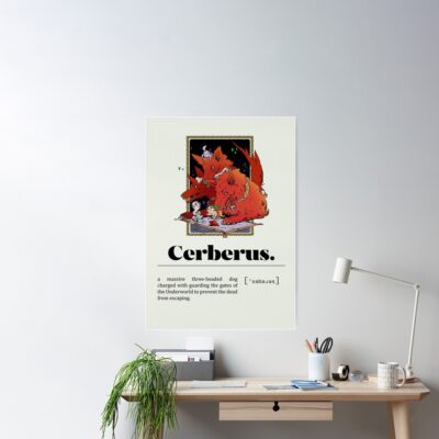 Hades Cerberus Poster Official Hades Merch