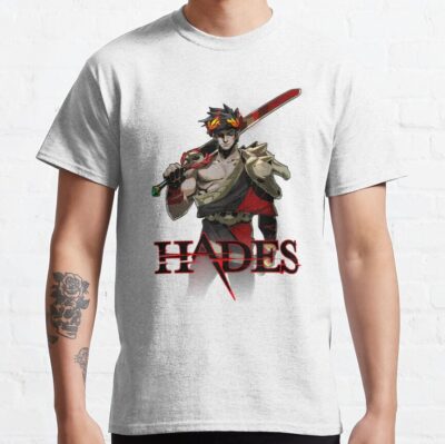 Hades Game Logo With Zagreus T-Shirt Official Hades Merch