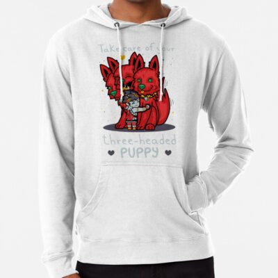 Three-Headed Puppy Hoodie Official Hades Merch