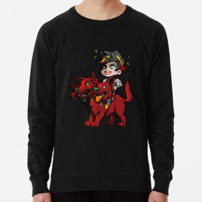 Hades - Zagreus And Cerberus Sweatshirt Official Hades Merch