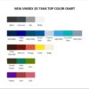 tank top color chart - Hades Store