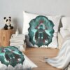 Stained Glass: Hades Throw Pillow Official Hades Merch