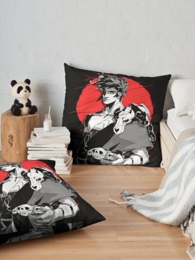 Zagreus - Hades Throw Pillow Official Hades Merch