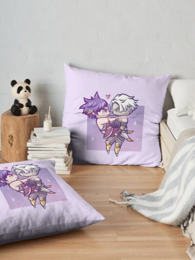 Zag X Than Love Throw Pillow Official Hades Merch