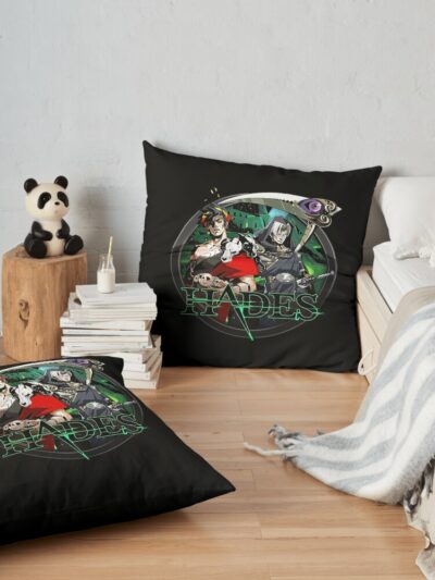 Zagreus Thanatos Throw Pillow Official Hades Merch