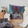 Hades Games Thanatos Throw Pillow Official Hades Merch