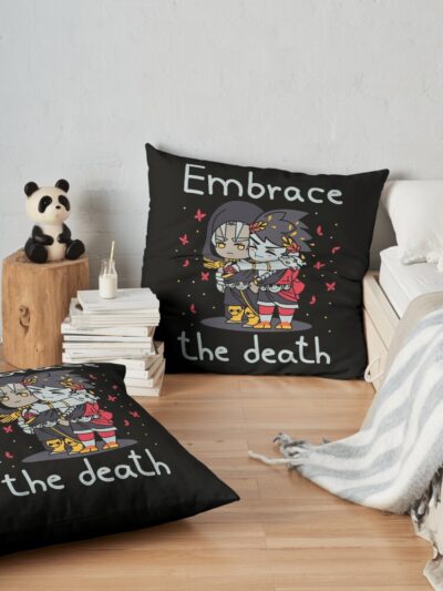 Embrace The Death Throw Pillow Official Hades Merch