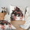 Hades - Cerberus (Painting) Throw Pillow Official Hades Merch