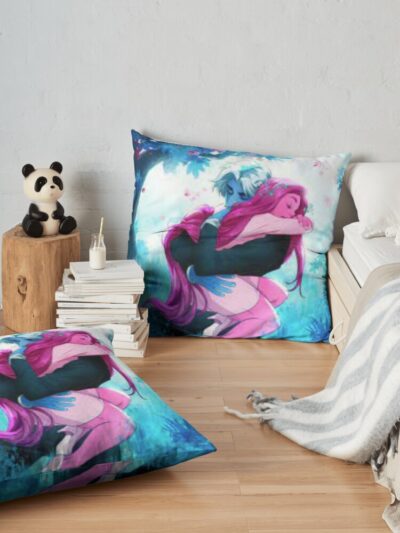 Lore Olympus Hadesxpersephone Main Characters Memorable Moments Webtoon Art #2 Throw Pillow Official Hades Merch