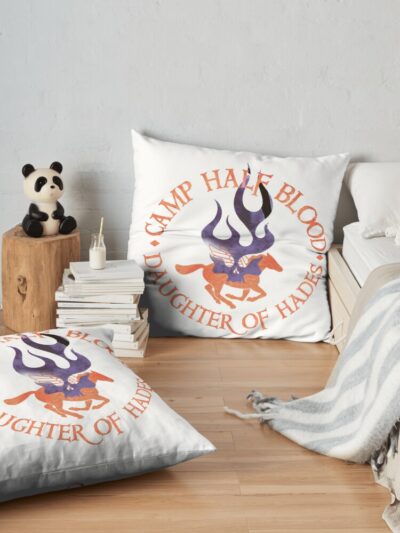 Daughter Of Hades - Cabin Shirt Throw Pillow Official Hades Merch