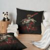 Hades Game Logo With Zagreus Throw Pillow Official Hades Merch