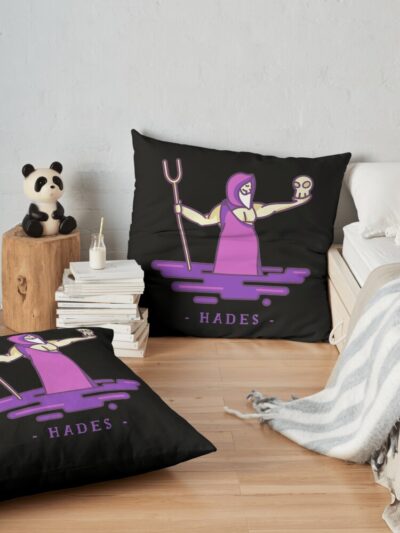 Hades Greek Mytholog| Perfect Gift Throw Pillow Official Hades Merch