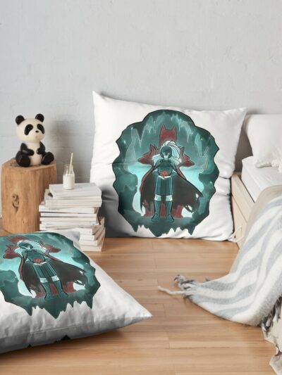 Stained Glass: Hades Throw Pillow Official Hades Merch