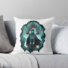 Stained Glass: Hades Throw Pillow Official Hades Merch