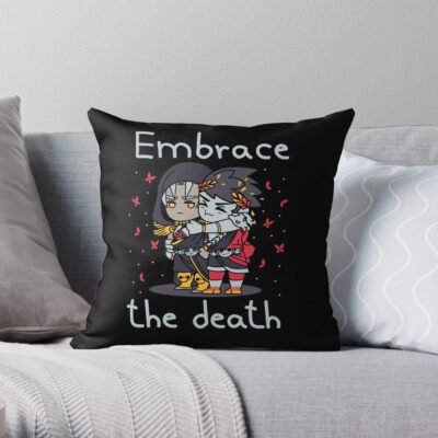 Embrace The Death Throw Pillow Official Hades Merch