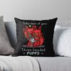 Three-Headed Puppy Throw Pillow Official Hades Merch