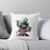 Hades Poseidon Throw Pillow Official Hades Merch