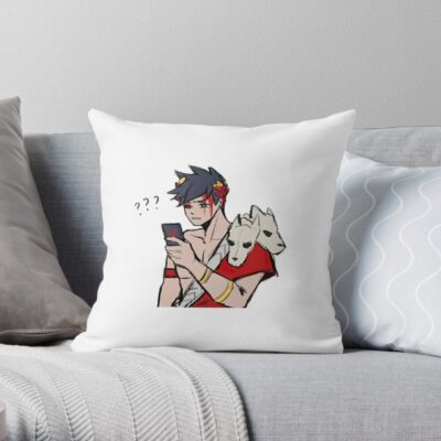 Hades Zagreus Throw Pillow Official Hades Merch