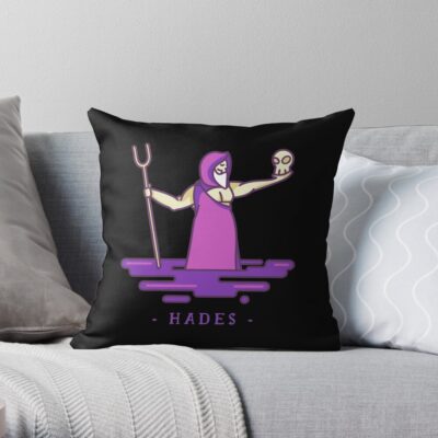 Hades Greek Mytholog| Perfect Gift Throw Pillow Official Hades Merch