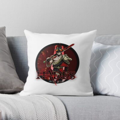 Hades Zagreus Throw Pillow Official Hades Merch