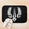 Hades Game Distressed Logo | Zagreus Logo Bath Mat Official Hades Merch