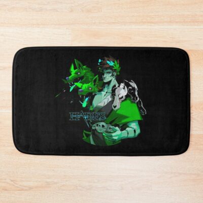 Zagreus Hades Green Bath Mat Official Hades Merch