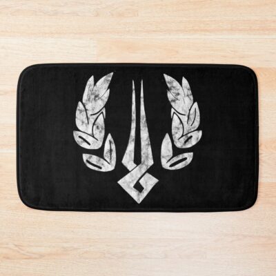 Hades Game Distressed Logo | Zagreus Logo Bath Mat Official Hades Merch