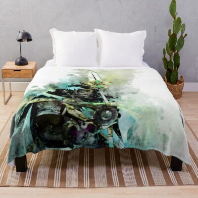 Hades - Patroclus (Watercolor) Throw Blanket Official Hades Merch