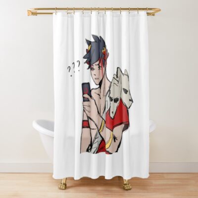 Hades Zagreus Shower Curtain Official Hades Merch