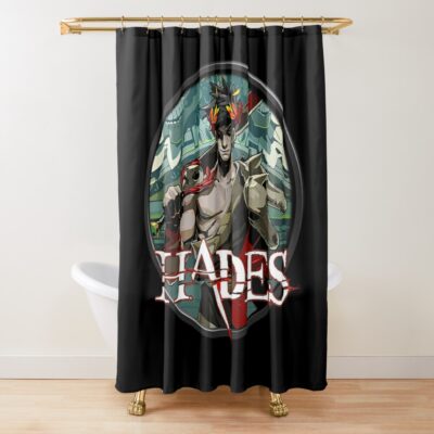 Zagreus Shower Curtain Official Hades Merch