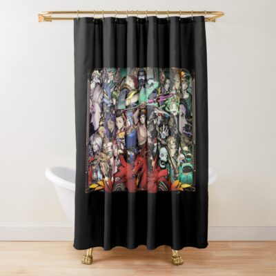 Hades Game Shower Curtain Official Hades Merch