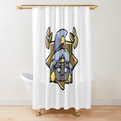 Athena Bond Shower Curtain Official Hades Merch