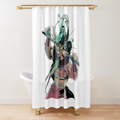 Hades Poseidon Shower Curtain Official Hades Merch