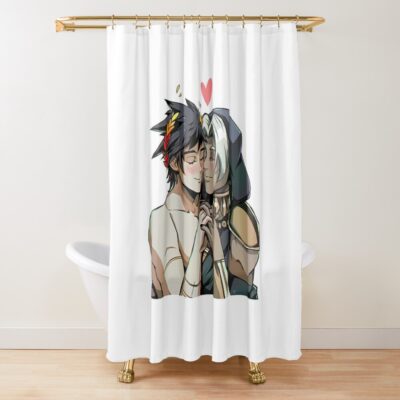 Zagreus Thanatos Shower Curtain Official Hades Merch