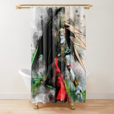 Hades - Alecto (Watercolor) Shower Curtain Official Hades Merch