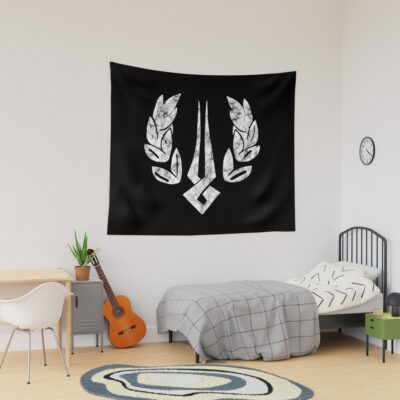 Hades Game Distressed Logo | Zagreus Logo Tapestry Official Hades Merch