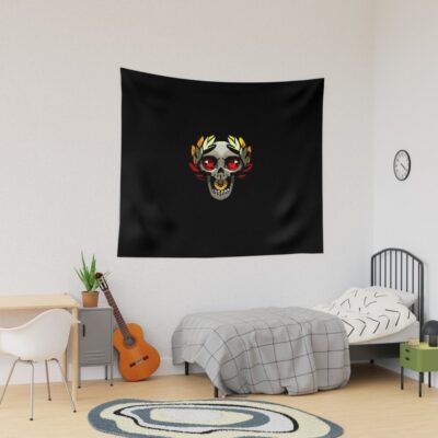 Hades Game Skull  | Gift | Perfect Gift Tapestry Official Hades Merch